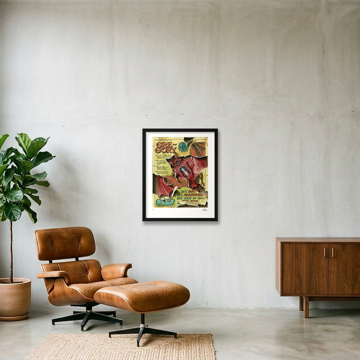 Gre-Gory — 40×50cm, 16×20" Black Frame