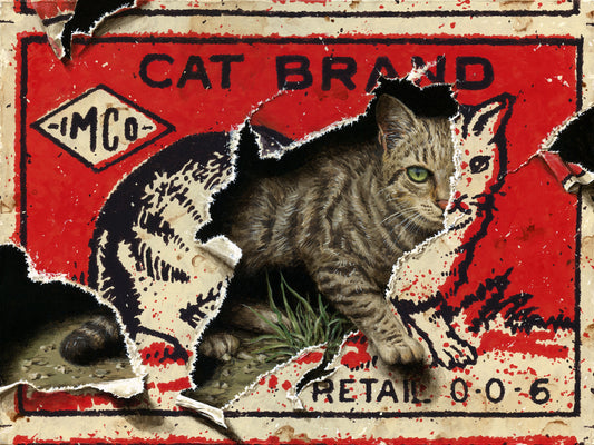 Cat Brand, Original Painting