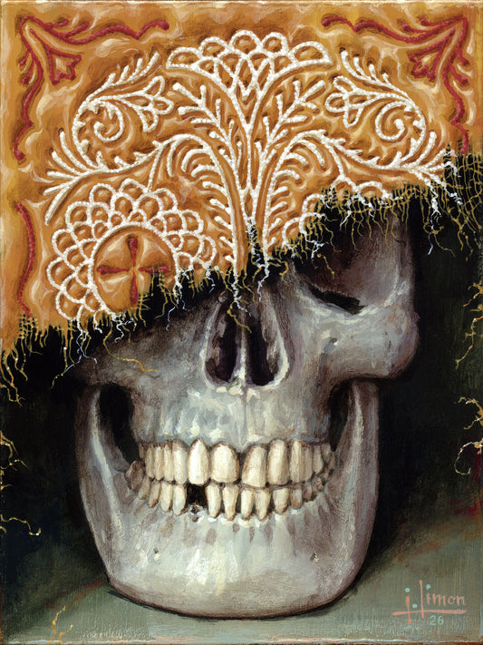 Fragment: Thread Unraveling, Original Painting