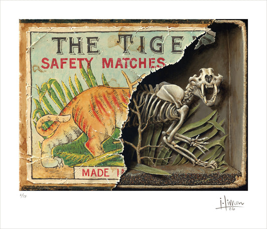 Matchbox Tiger, Limited Edition Print