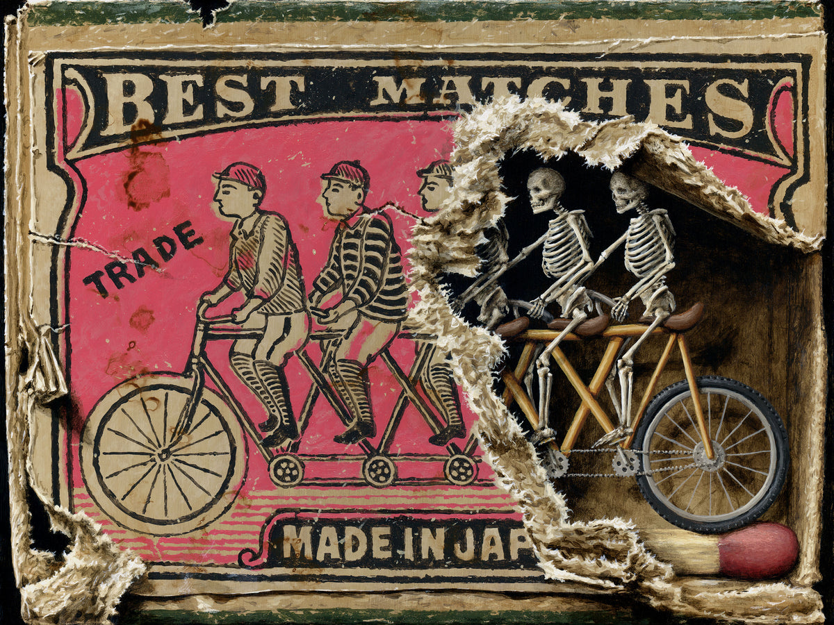 Matchbox Riders, Original Painting
