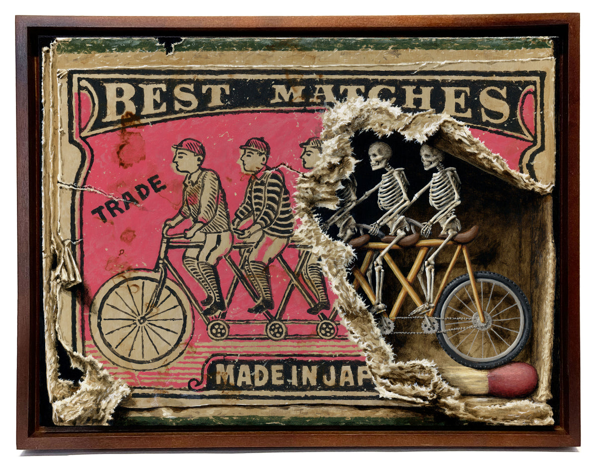 Matchbox Riders, Original Painting