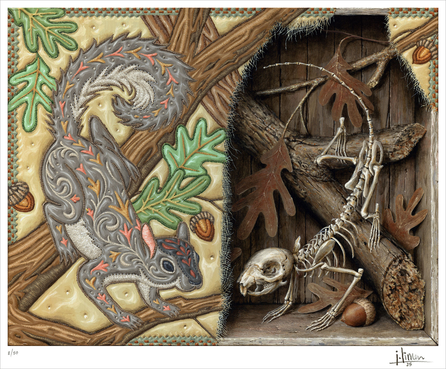 Squirrels Limited Edition Print