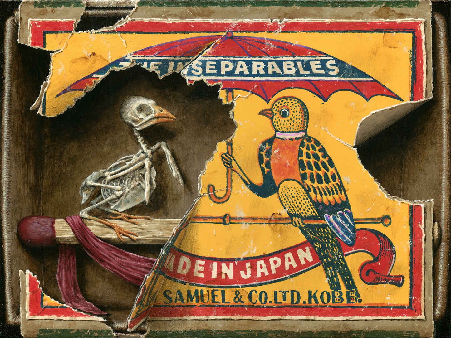 The Inseparables, Original Painting