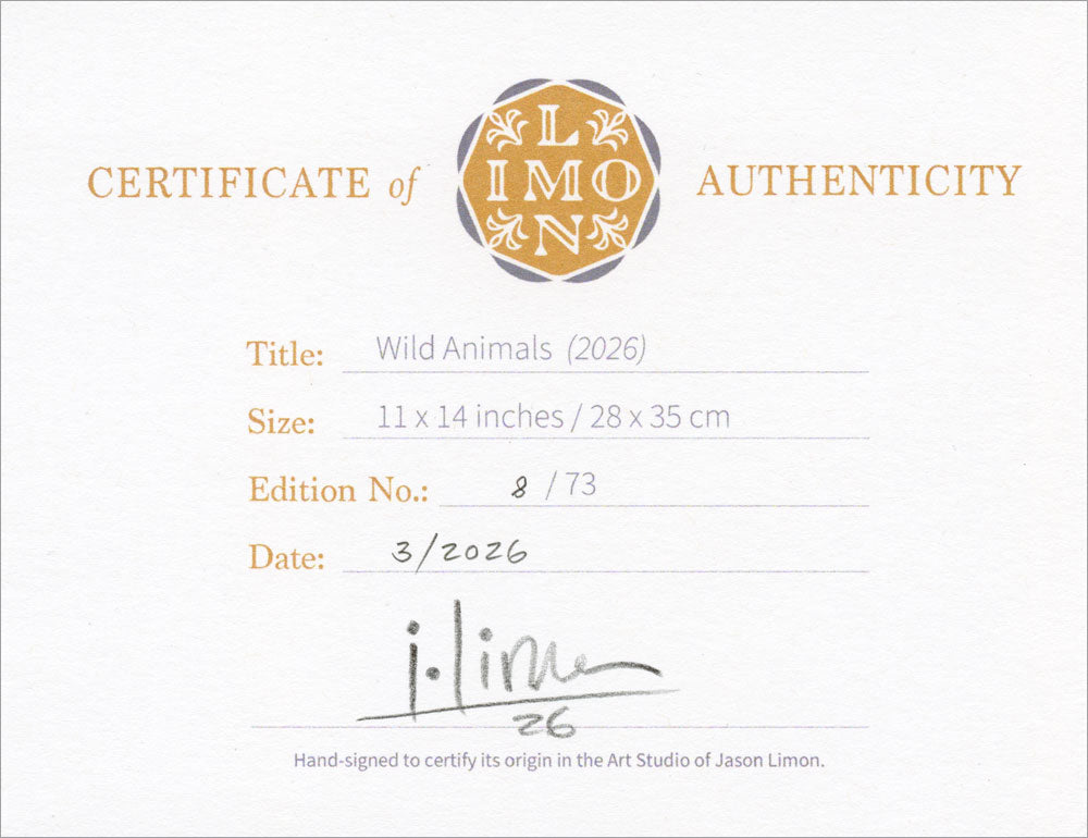 Wild Animals Limited Edition Print
