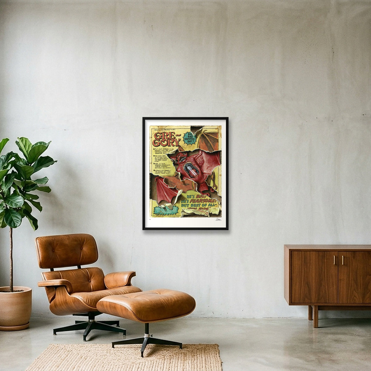 Gre-Gory — 60×80cm, 24×31" Black Frame