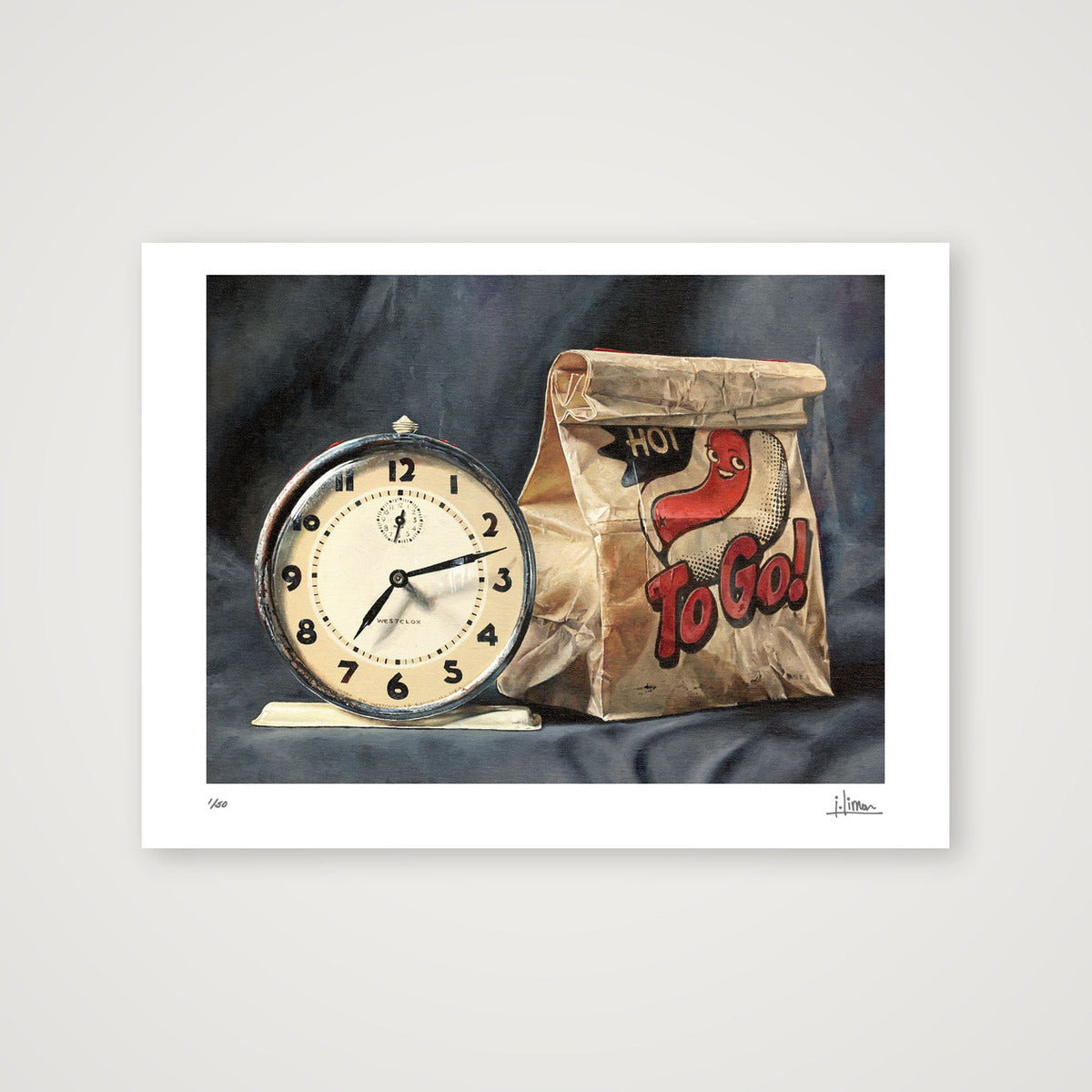 Time To Go, Limited Edition Print — 40×30cm, 16×12" Print only